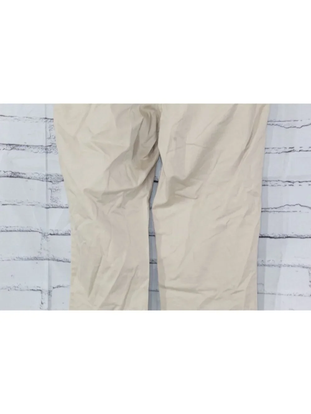 LL Bean Lakewashed Stretch Khakis Comfort Waist Standard Fit Straight Leg M 32